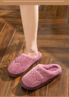 Zapatillas De Invierno Unisex Algodón Tacones Plano Antideslizantes Para Hombre Y Mujer Pantuflas De Plush Cálidas Para El Hogar Pareja - details 10