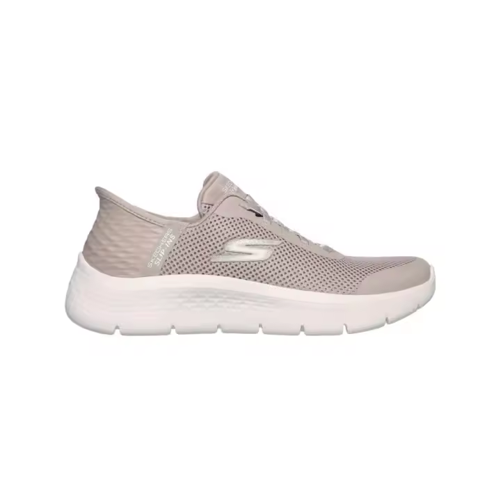 Zapatillas skechers slip-ins go walk flex beige de mujer. - 1