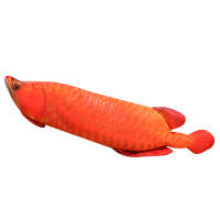 Juguete De Peluche Realista De Arowana Dorada Cálido Y Suave Muñeco De Pescado Almohadilla De Pescado Cojín Para Gatos Regalo Para Todas Las Edades - details 22