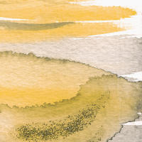 Cuadro decorativo abstracto grande 100x100 120x120 CUADRADO "Brillo en Abstracto Lienzo Alta Calidad colores pasteles Amarillo Rosa Salmón Naranja brillo Arte moderno Ref  ANA DURAN A 716 A - details 0