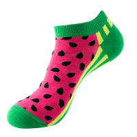 Calcetines Cortos De Colores Para Hombre Y Mujer Con Patrón De Pintura Al Óleo Y Frutas Divertidas Para Primavera Y Verano - details 5