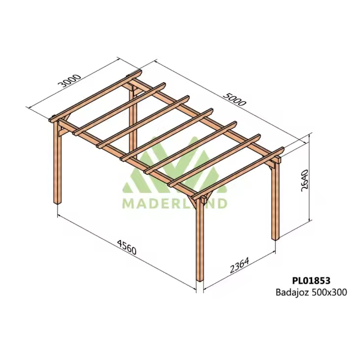 Cochera de Madera Badajoz (Maderland) - 1