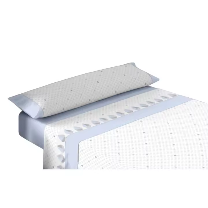 Donegal Collections - Juego de Sábanas Azul Tres Piezas para Cama de 90 - 1