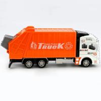 Camión De Basura 1:32 Juguete Educativo Para Niños Regalo De Cumpleaños Coche De Basura Metal Escala 1:32 Sin Batería Incluida - details 5