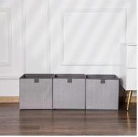 Caja Almacenamiento No Tejida Gris 40*28*20 Cm - details 1