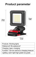 Lámpara De Clip LED Alta Brillante Luz Versátil De Trabajo Luz De Emergencia Luz Exterior Gran Salida De Energía Spot Portátil - details 9