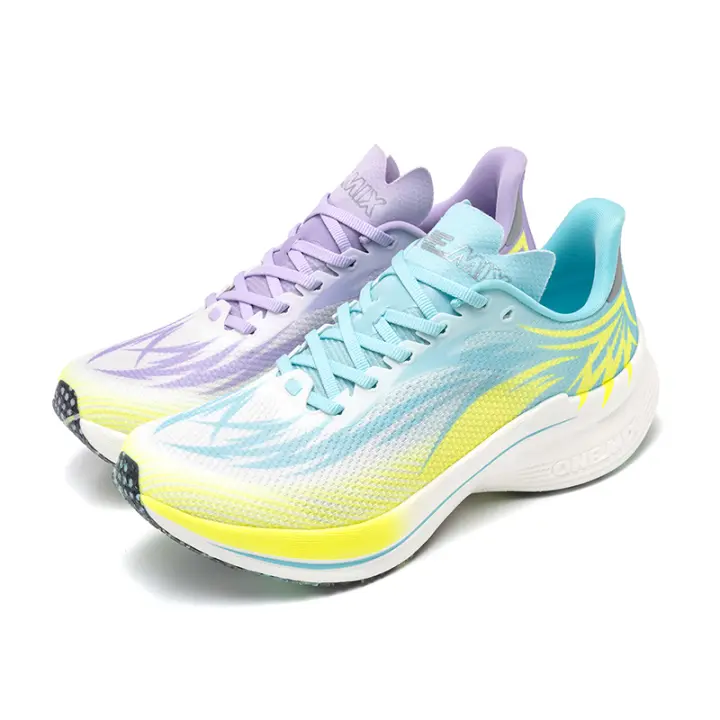 Zapatos De Entrenamiento Para Correr ONEMIX 2025 Para Hombres Y Mujeres Suela Completa Placa De Nylon Transpirables Para Verano Zapatillas Deportivas Establecidas Para Correr Y Jogging - 1