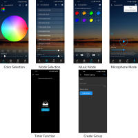 Controlador Mini RGB Bluetooth Para Tiras LED De Música Con Control Remoto Y APP Inteligente Compatible Con DC 5V 12V 24V - details 3