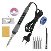 Set De Soldador Eléctrico 80W Con Pantalla LCD Temperatura Ajustable 220V Estación De Soldadura Rework Kit De Reparación EU - details 7