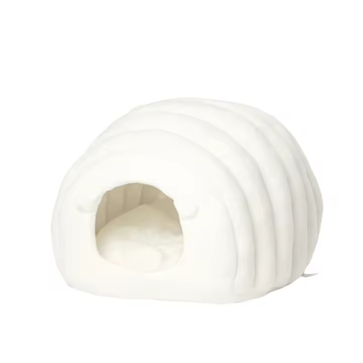 Cama De Gato Y Perro Caliente Y Cómoda Nest De Otoño E Invierno Decoración Para El Hogar Semi-Abierta Alta Belleza Nido De Mascota - 1