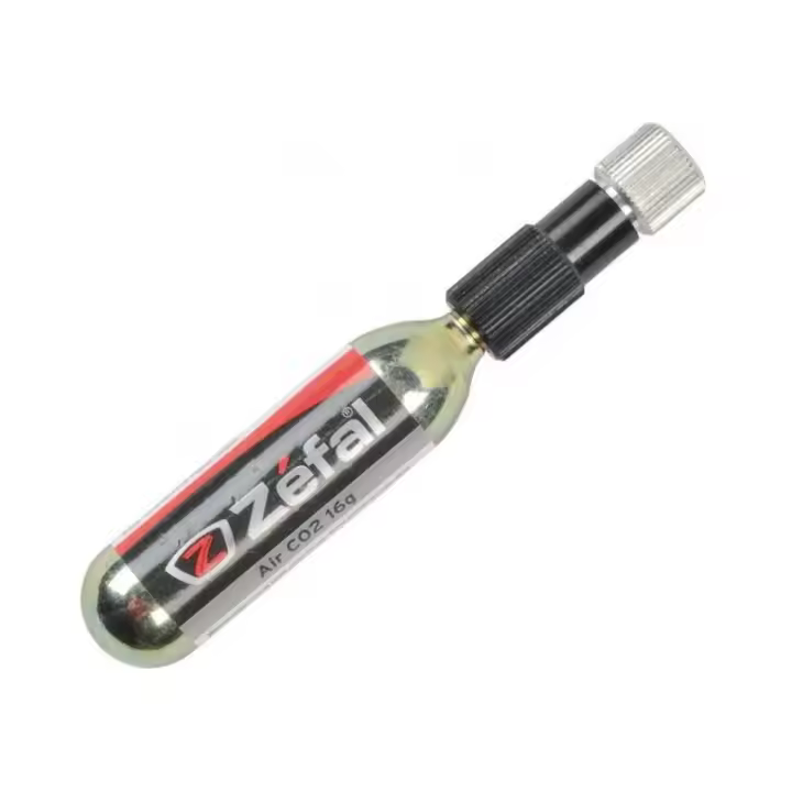 Cartucho CO2 Zefal de 16gr con Adaptador y Regulador para Reparación de Bicicletas - 1