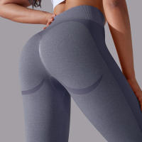 Mallas de Yoga de nailon para mujer, pantalones deportivos de cintura alta, elásticos, ajustados, transpirables, para entrenamiento - details 6