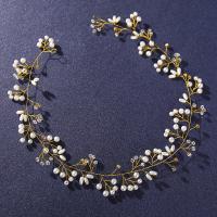 Diadema De Boda Hecha a Mano Con Cristales Y Perlas Tiara De Cabello Vines Adornos Para Mujer Joyería De Cabeza Para Vestido De Novia - details 2