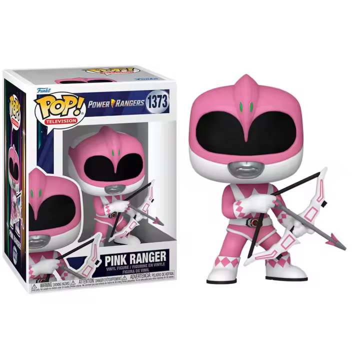 FUNKO POP! POWER RANGERS 30 ANIV. - RANGER ROSA, 72156, Nº1373, TIENDA CON LICENCIA OFICIAL - 1