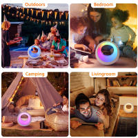 Luz Nocturna Pequeña RGB Cambiante Con Control Remoto Y Temporizador Luz De Mesa Para Dormitorio Dimmerable Iluminación Suave - details 4