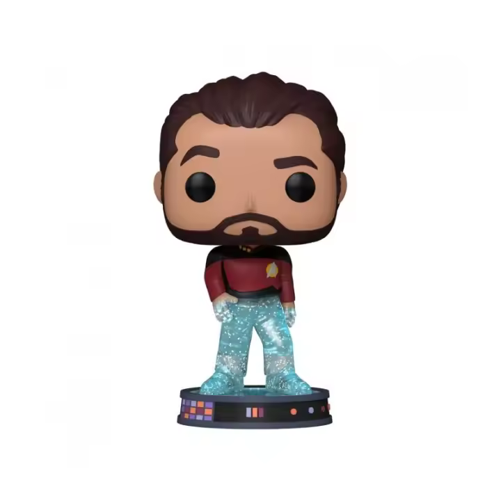Funko-POP! Vinyl Star Trek - William t. riker on transporter platform (glitter) - 1
