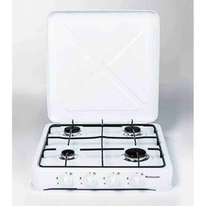Ravanson K-04T hobs Negro, Blanco Encimera Encimera de gas 4 zona(s) - 1