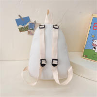 Mochila Personalizada Kawaii Con Orejas De Conejo Y Colgante De Oso Peluche Para Niñas Escolar Con Cierre De Cremallera Material Nylon Y Poliéster - details 36