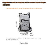 Mochila Reflectante Para Ciclismo Y Senderismo Deporte Al Aire Libre Gran Capacidad Motocicleta Correr Cross-Country Unisex - details 5
