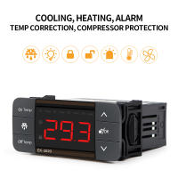Termostato Digital Para Incubador Controlador De Temperatura Calentamiento Enfriamiento Refrigeración Descongelación Relé Sensor - details 12