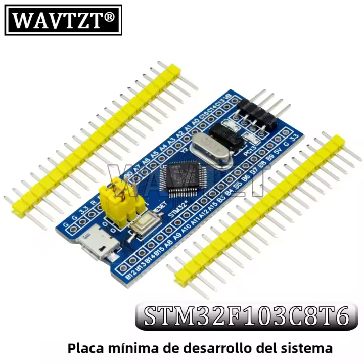 Placa De Desarrollo Mínimo STM32F103C8T6 ARM STM32 Para Arduino WAVTZT Módulo De Integrated Circuits Nuevo De China - 1