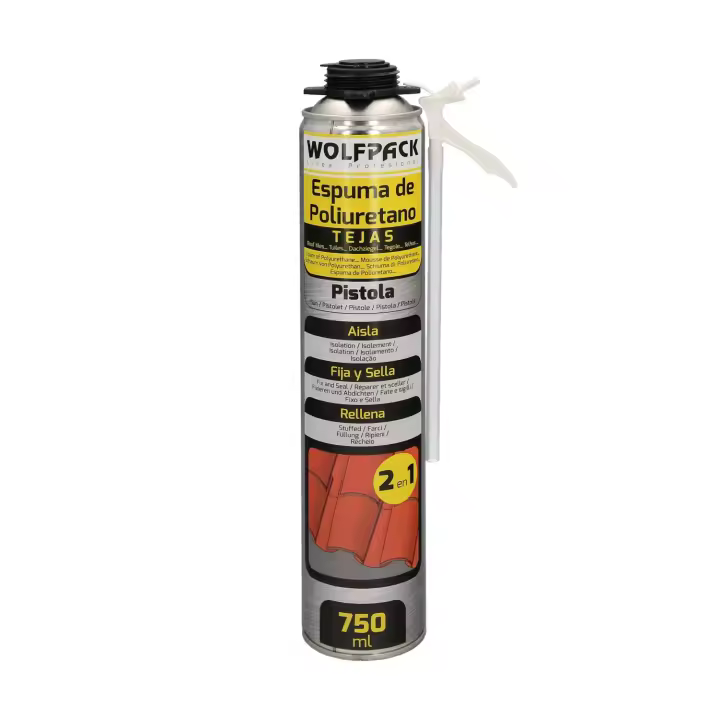 Espuma poliuretano  750 ml. tejas para pistola - 1