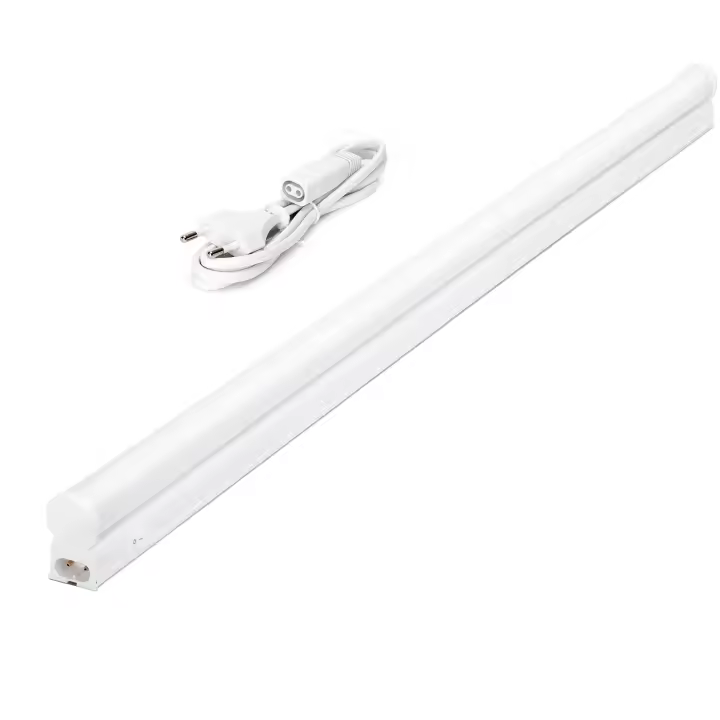 Aigostar Luz Bajo Mueble Cocina con Interruptor 9W 990lm Luz LED Armario, 230V Luz Blanca Fria 6500K, Luces para Vestidor Tira LED Armario 572*23*34mm, 2 pcs - 1