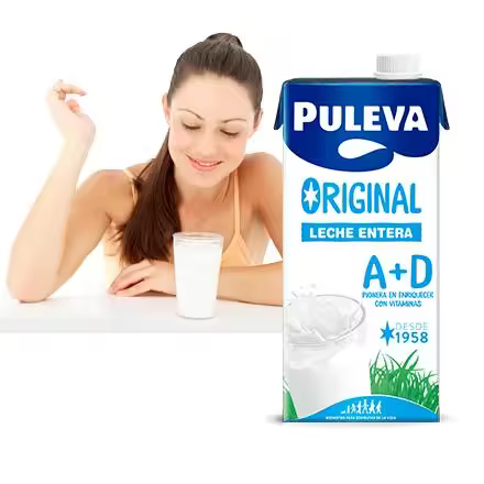 Puleva Original Leche Entera Brik 1 L. caja de 6 briks - 1