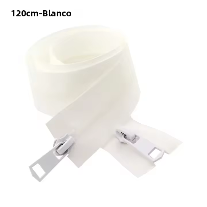 Cremallera Invisible Doble Slider Abierta De Nylon Para Costura De Chaquetas Y Abrigos Resistente Al Agua Para Hombres Y Mujeres - 1