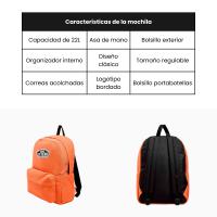 Mochila Vans Old Skool Classic para Hombre en Naranja / Sabas Shop - details 1