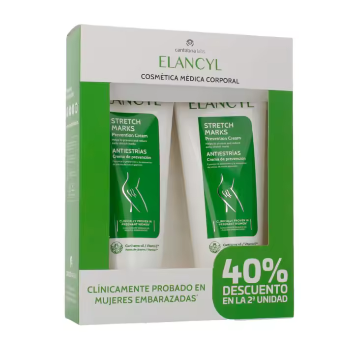 Elancyl Crema Prevención Antiestrías 200 ml Duplo - 1