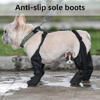 Botas de Invierno antiteslizantes para Perros, BOTAS impermeables para Perros with Correos auxiliares, Zapatos resistentes para Perros with Suela de Goma, Zapatos de senderismo para Perros a prueba de Caídas - details 2