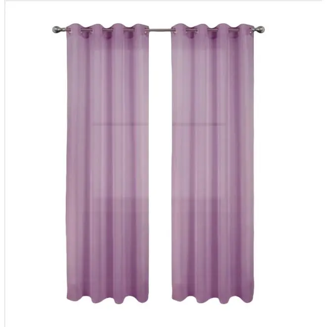 Cortina visillo 140x220cm.Decorar para el hogar, sala de estar y dormitorio, estilo americano, 100% poliester.1 panel. - 1