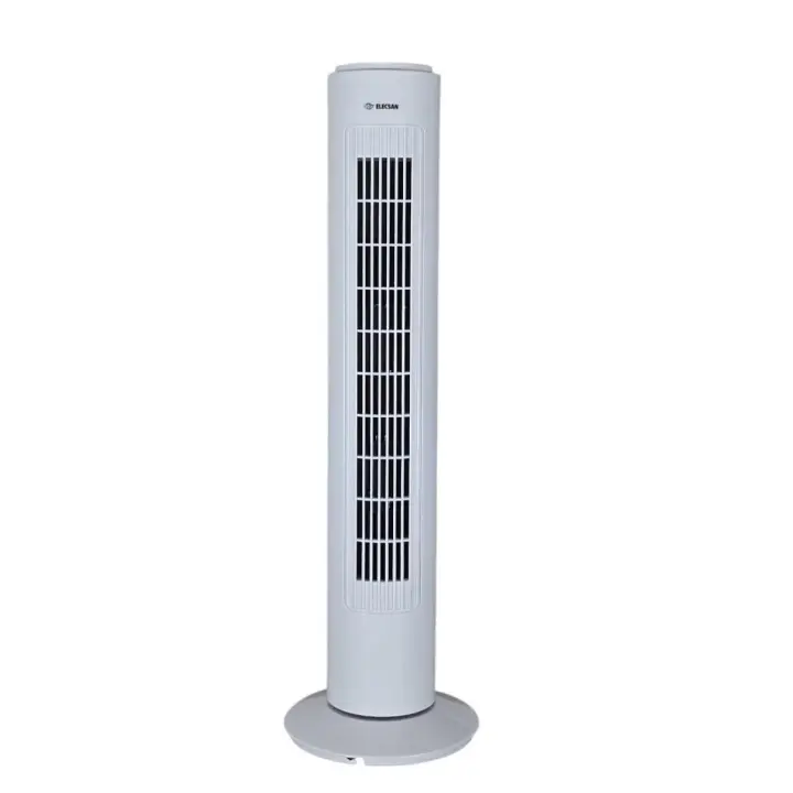 VENTILADOR DE TORRE ELECSAN OSCILANTE de 73 cm de altura, color blanco , 3 velocidades y 40W de potencia ( BAJO CONSUMO ) - 1