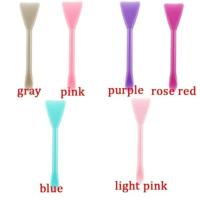 2Pcs Cepillo De Silicone Multifuncional Fácil De Limpiar Suave Para Maquillaje Y Limpieza Facial Herramientas De Belleza - details 2