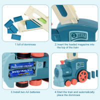 Juego De Dominó Automático Para Niños Coche Eléctrico Kit De Bloques De Ladrillo Juguete Creativo DIY Regalo De Cumpleaños Para Niños - details 7