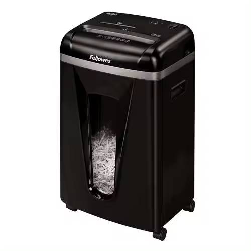 Fellowes 450m destructora de papel manual microcorte - destruye hasta 9 hojas - 22l - 1
