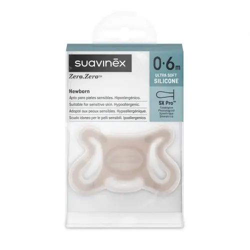 Suavinex Chupetes Zero-Zero Fisio T/S 0-6m Medium - 1