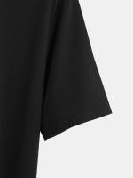 Camiseta Casual Para Hombre 100% Algodón Con Estampado Deportivo Talla Grande Con Cuello Redondo Y Mangas Cortas - details 5