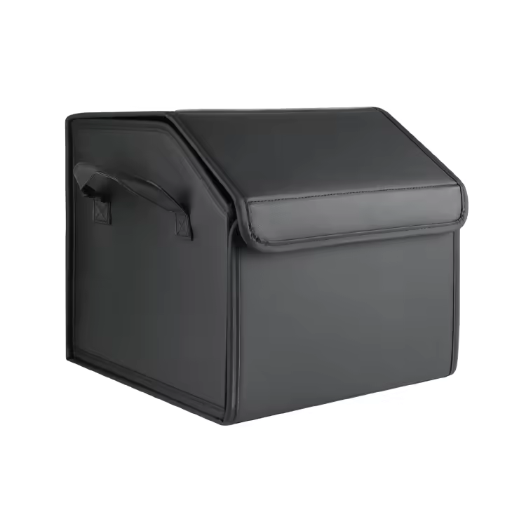 Organizador de Maletero Plegable de PU – Caja de Almacenamiento Multiuso para Coche, SUV y Camión – Gran Capacidad, Portátil y Resistente - 1