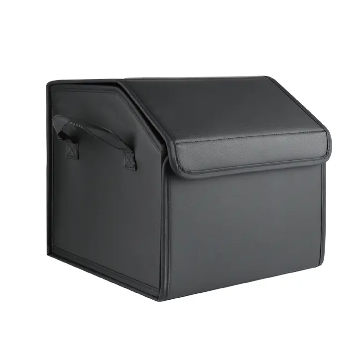 Organizador de Maletero Plegable de PU – Caja de Almacenamiento Multiuso para Coche, SUV y Camión – Gran Capacidad, Portátil y Resistente - 1