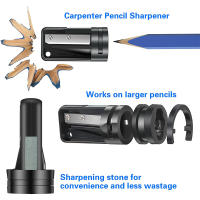 Set De 12 Lápices De Línea Negra Para Carpintero 7 Pulgadas Lápices De Madera Para DIY Joiner De Madera Oficina Herramienta De Trabajo Con Línea Plana - details 4