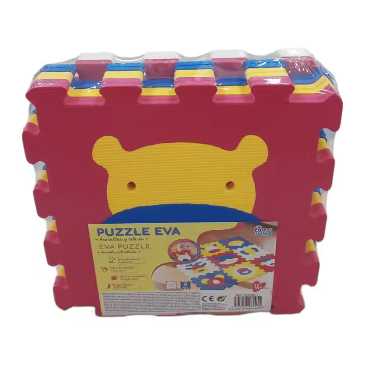 Puzzle Eva Animalitos y Colores para Bebés 9 Piezas Juguetes PICCOLOTOYS - 1