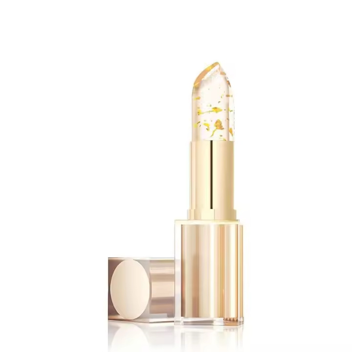 Color de labios Imaginaryl, labial que cambia de color a prueba de transferencia, labial Levora que cambia de color, labiales Novealcrbe Mood, labiales Gold Foil Flowers que cambian de color (1 unidad) - 1