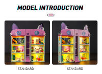Set De Bloques De Construcción Brick Bling Con Luz LED 10788 Compatible Con Gabby's Dollhouse Accesorios De Iluminación Para Jóvenes De 14 Años Y Más - details 2