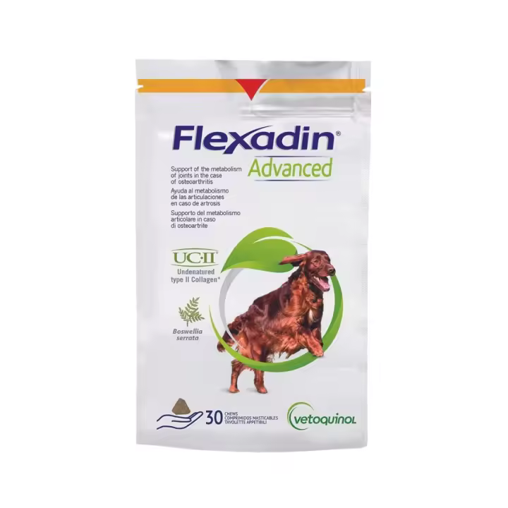 VETOQUINOL - Flexadin Advanced - Alimento complementario en Snacks para Perros que Ayuda al Metabolismo de las Articulaciones - 1