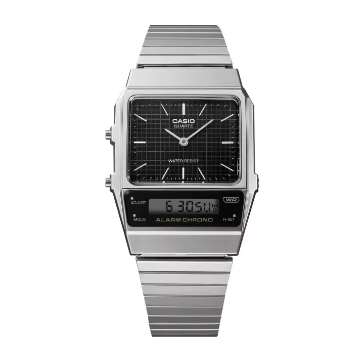 Reloj unisex Casio AQ-800E-1A Vintage Retro Edgy Ana-Digi Alarma - 1