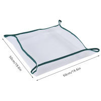Manta De Plantación Plegable Y Impermeable De 50CM En Tela Oxford Para Repotear Flores Y Macetas Matriz De Jardinería - details 5