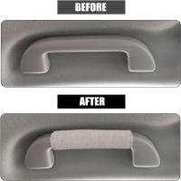 Cubierta Protectora Para Manija De Techo De Coche En Cuero Suave Decoración De Interior Automotriz Para Protección De Guantes - details 3
