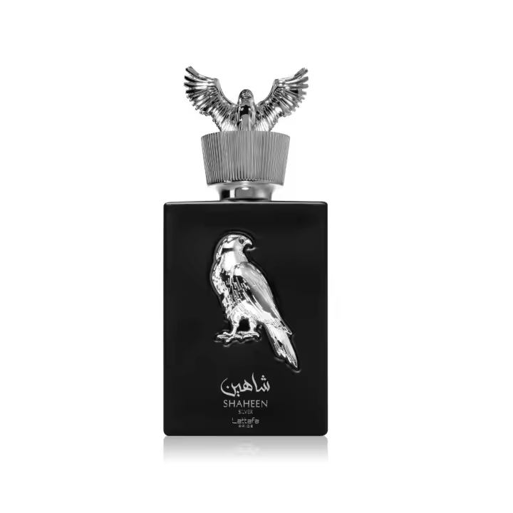 Perfume SHAHEEN SILVER Lattafa 100ml +ATOMIZADOR 5ml Recargable GRATIS! Perfume UNISEX Perfume Árabe Original De Dubai Emiratos Árabes, oriental - 1